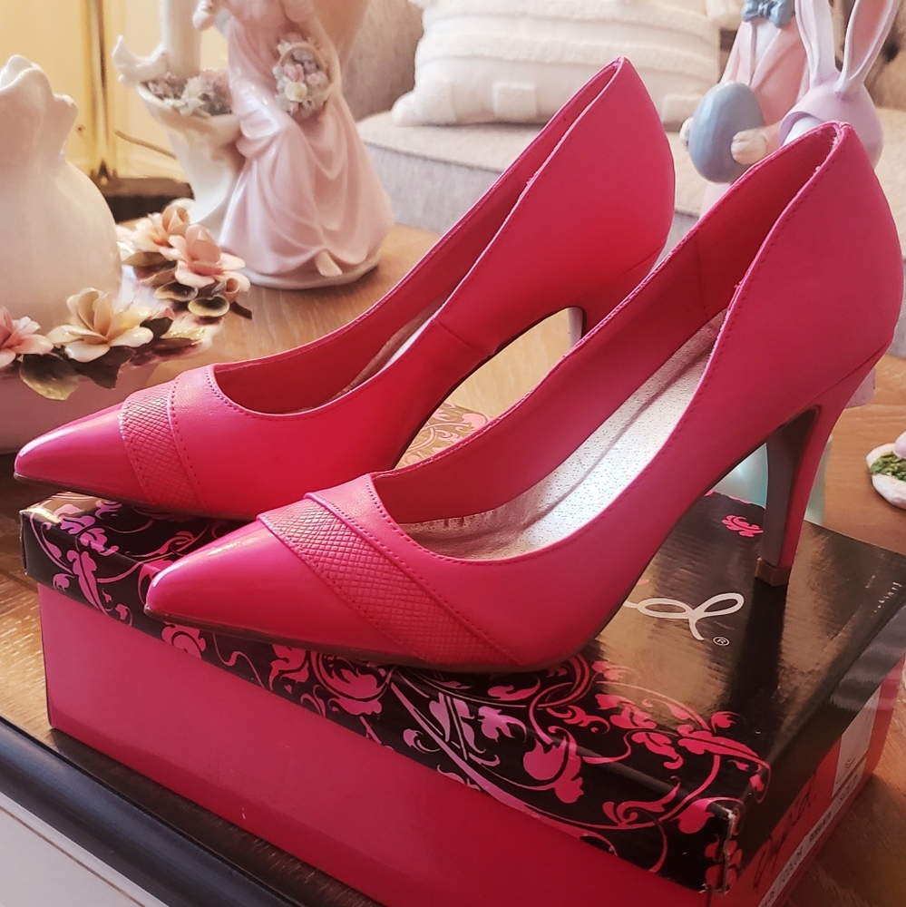 New Fucsia  High Heel Shoes